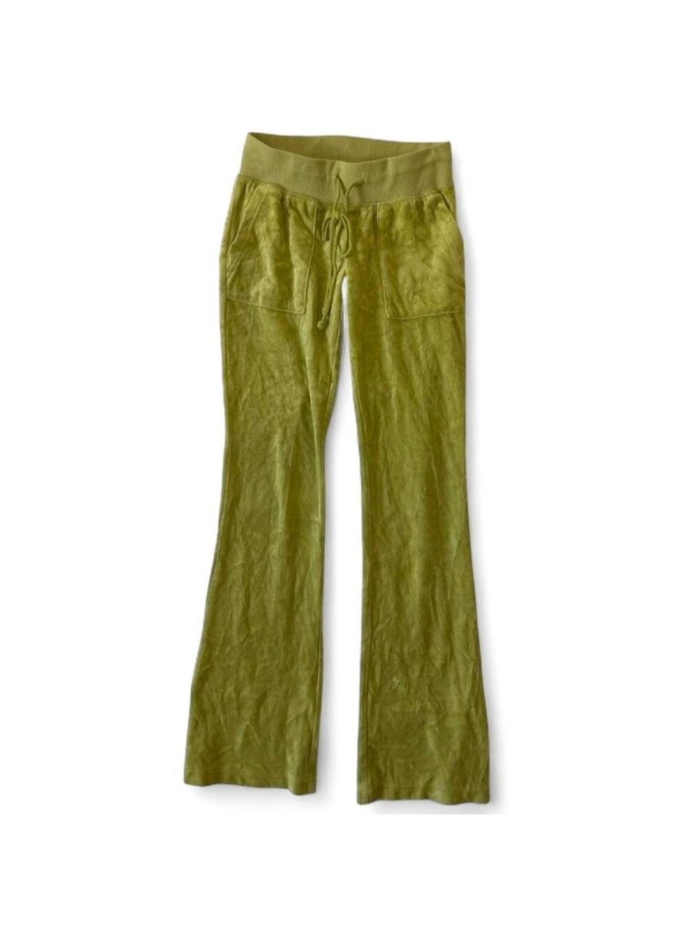Vintage green juicy couture lowrise flare tracksuit pants